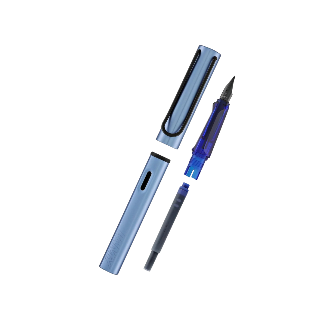 LAMY AL-Star Fountain Pen - Aquatic — flat lay