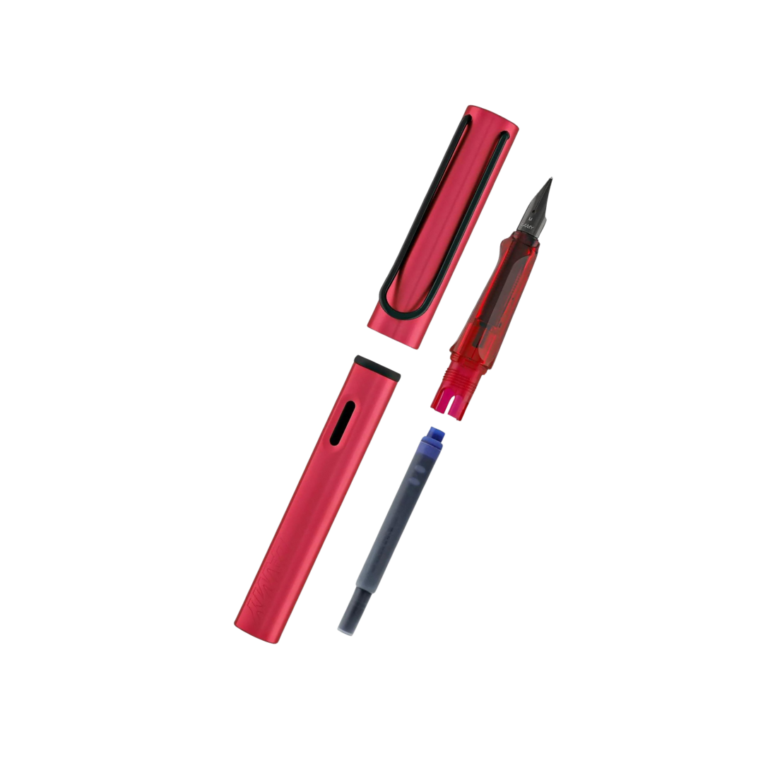 LAMY AL-Star Fountain Pen - Fiery — flat lay