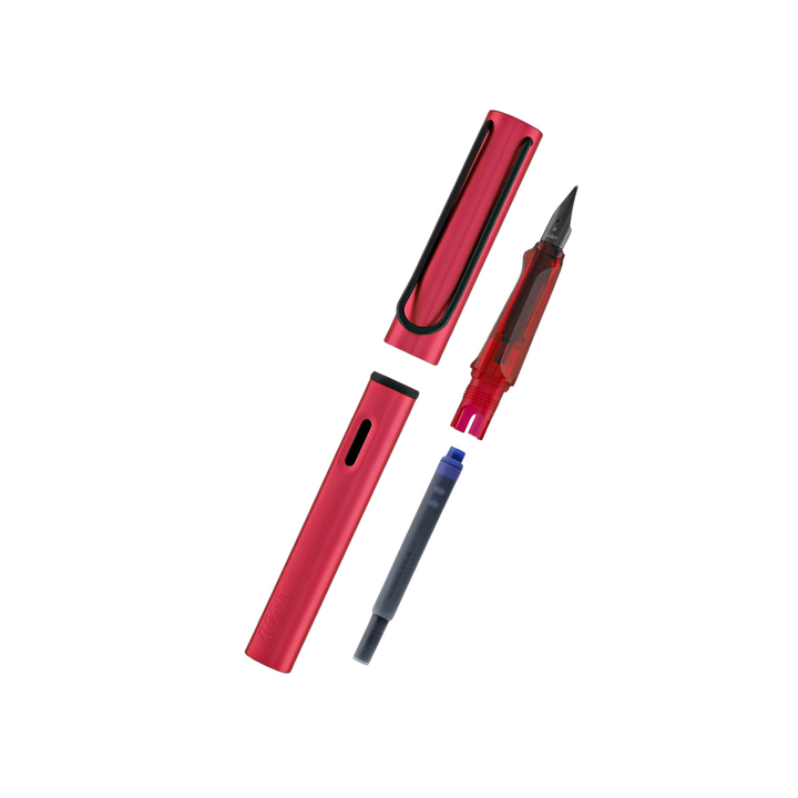 LAMY AL-Star Fountain Pen - Fiery — flat lay