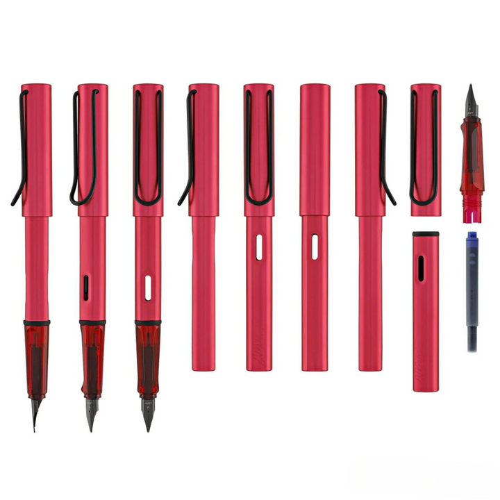 LAMY AL-Star Fountain Pen - Fiery — flat lay