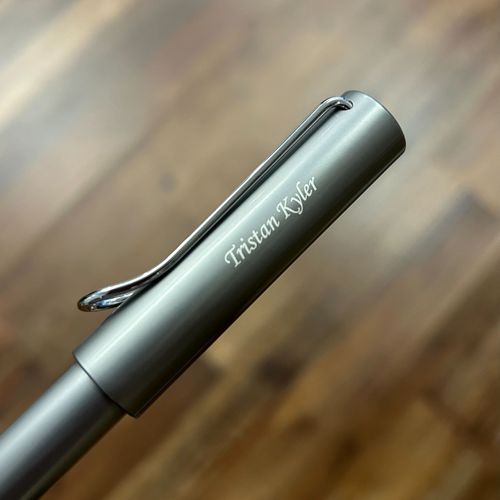 Lamy AL-Star Rollerball Pen — flat lay