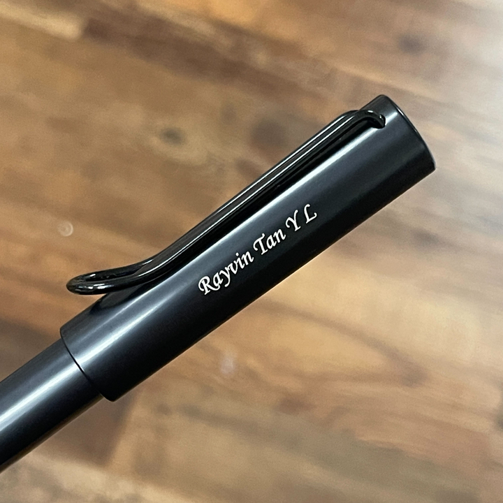 Lamy AL-Star Rollerball Pen Black — Lamy rollerball pen — fluid gel ink writing instrument, at Cityluxe Singapore