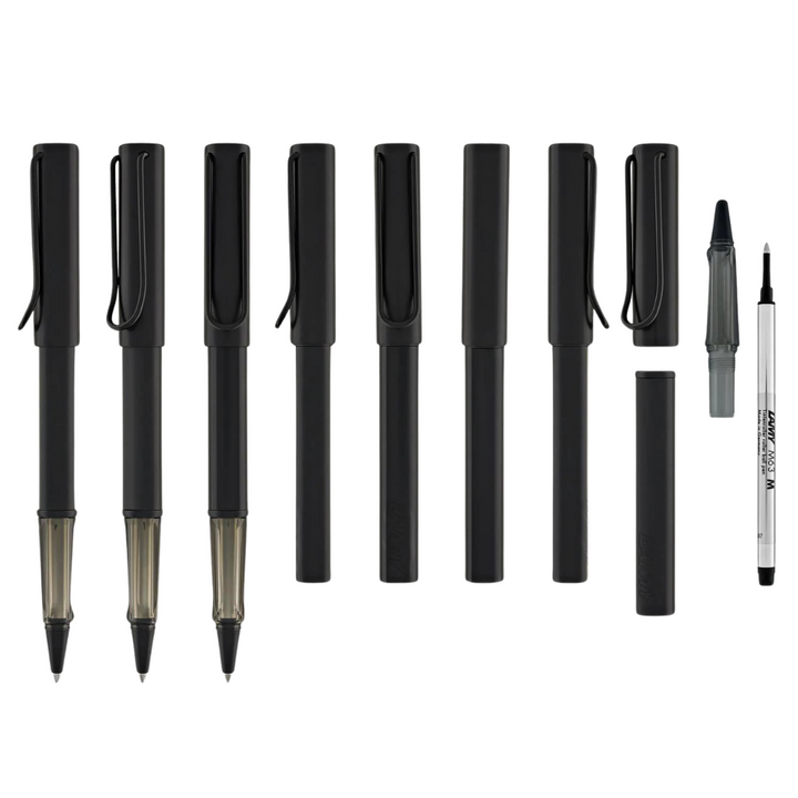 Lamy AL-Star Rollerball Pen Black — Lamy rollerball pen — fluid gel ink writing instrument, at Cityluxe Singapore