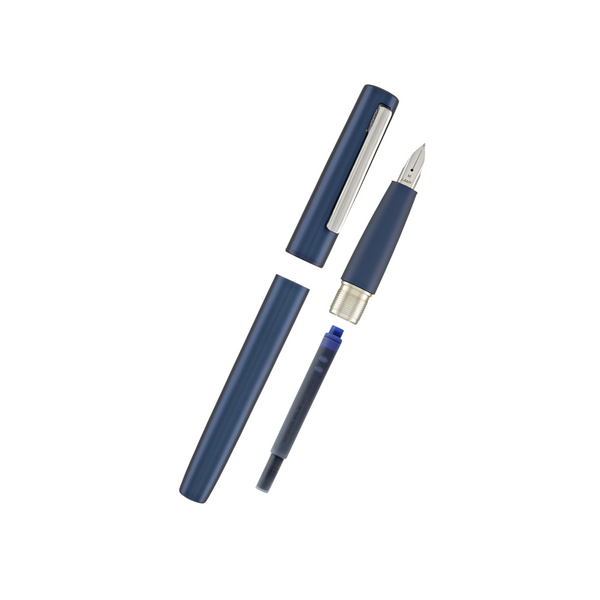 Load image into Gallery viewer, Lamy Aion Fountain Pen - Deep Dark Blue (Medium)
