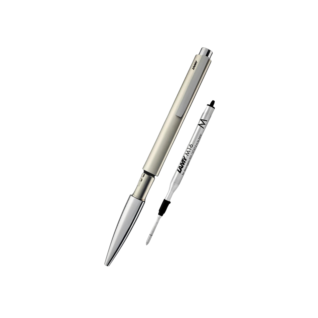 Lamy Ideos Pd Ballpoint Pen Palladium [Pre-Order] — Lamy ballpoint pen — reliable smooth-writing everyday pen, at Cityluxe Singapore