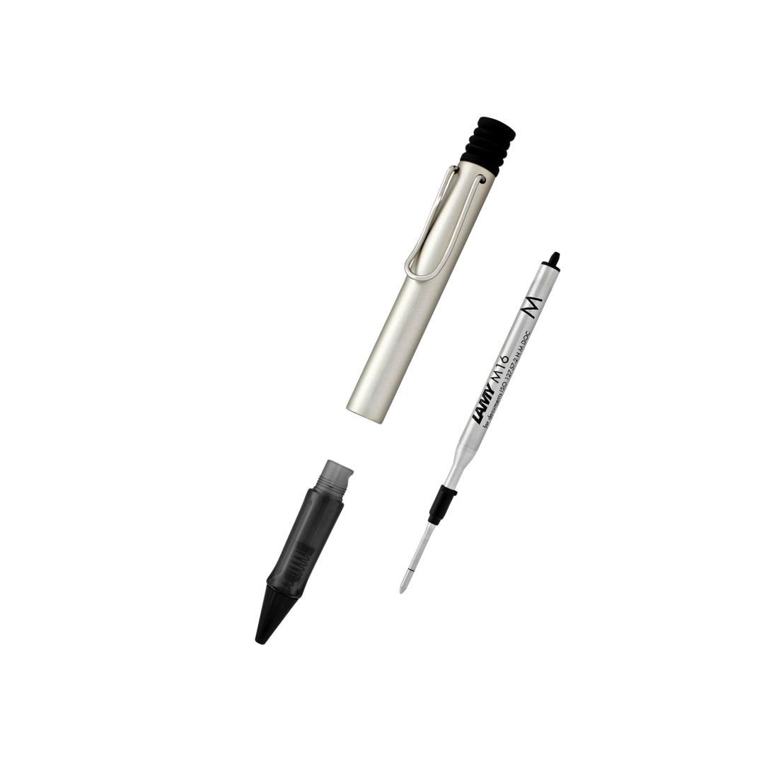Lamy Lx Ballpoint Pen Palladium — Lamy ballpoint pen — reliable smooth-writing everyday pen, at Cityluxe Singapore