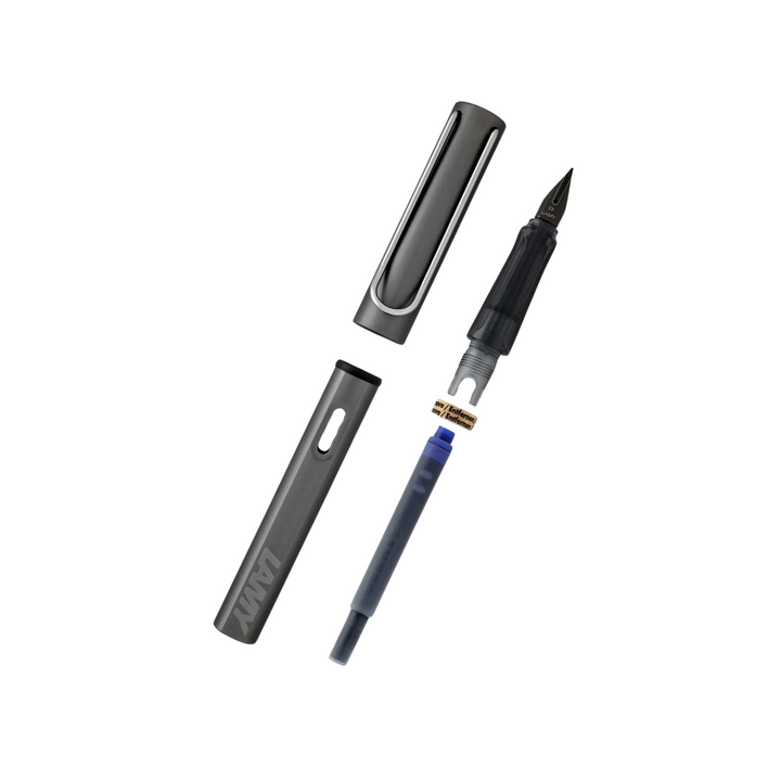 Lamy Lx Fountain Pen Ruthenium — Lamy fountain pen — precision nib writing instrument, at Cityluxe Singapore stationery store