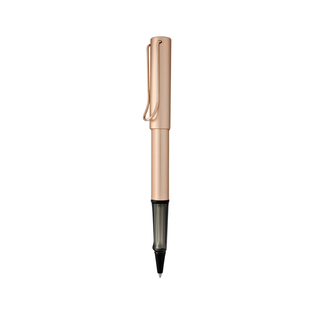 Lamy Lx Rollerball Pen Rose Gold — Lamy rollerball pen — fluid gel ink writing instrument, at Cityluxe Singapore