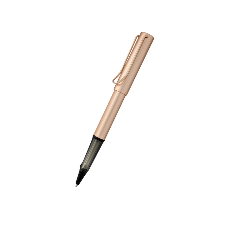 Lamy Lx Rollerball Pen Rose Gold — Lamy rollerball pen — fluid gel ink writing instrument, at Cityluxe Singapore
