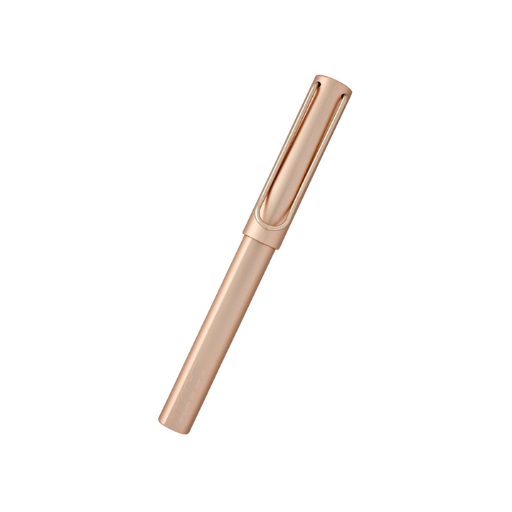 Lamy Lx Rollerball Pen Rose Gold — Lamy rollerball pen — fluid gel ink writing instrument, at Cityluxe Singapore
