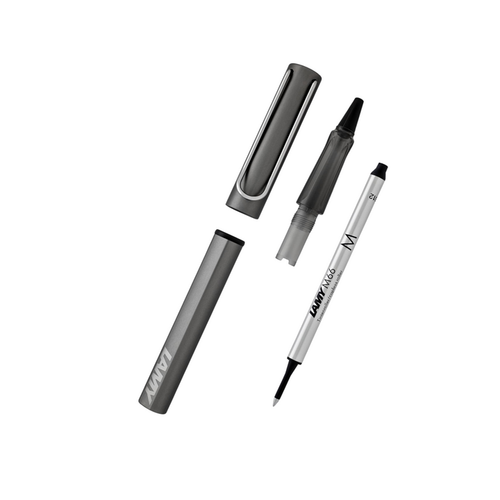 Lamy Lx Rollerball Pen Ruthenium — Lamy rollerball pen — fluid gel ink writing instrument, at Cityluxe Singapore