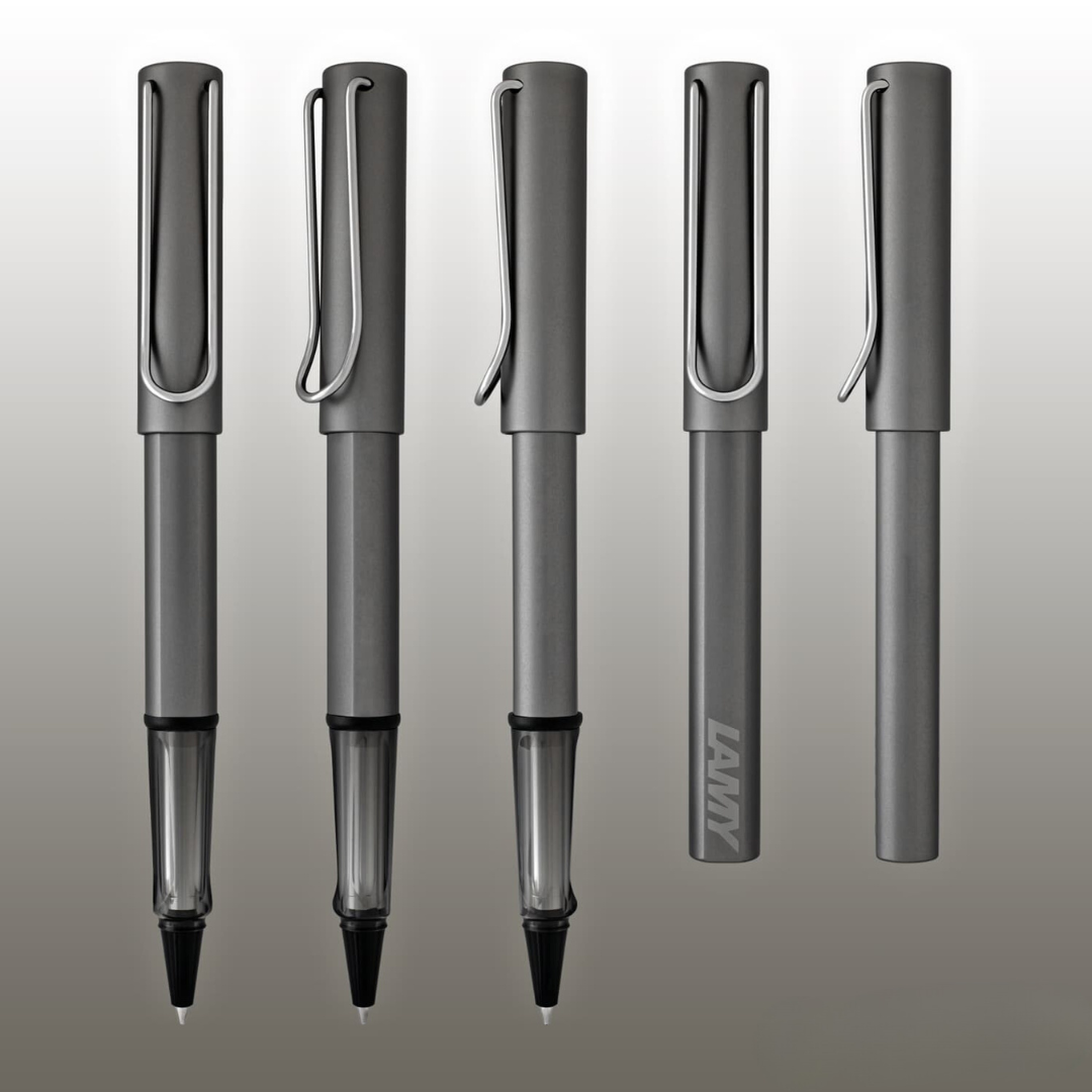 Lamy Lx Rollerball Pen Ruthenium — Lamy rollerball pen — fluid gel ink writing instrument, at Cityluxe Singapore