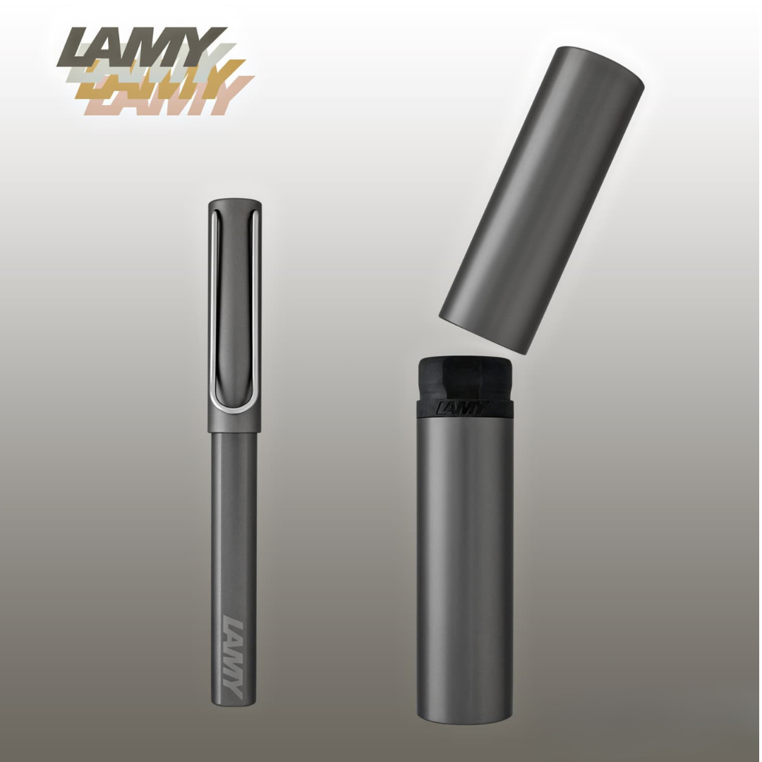 Lamy Lx Rollerball Pen Ruthenium — Lamy rollerball pen — fluid gel ink writing instrument, at Cityluxe Singapore
