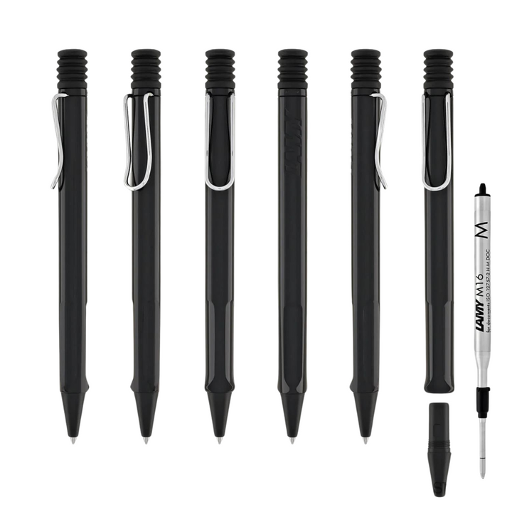 Lamy Safari Ballpoint Pen Black — Lamy ballpoint pen — reliable smooth-writing everyday pen, at Cityluxe Singapore