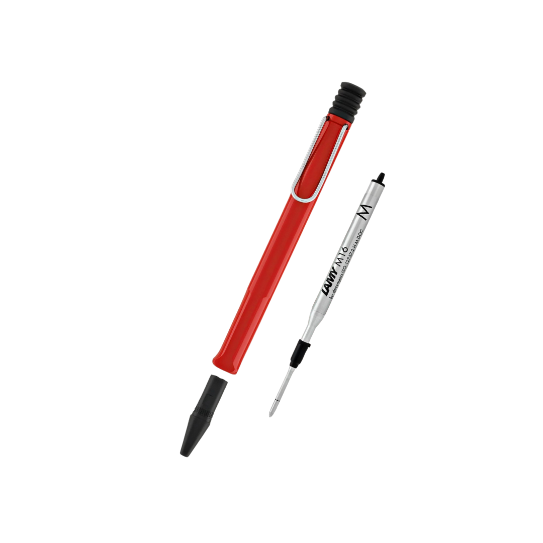 Lamy Safari Ballpoint Pen Red — engraving example