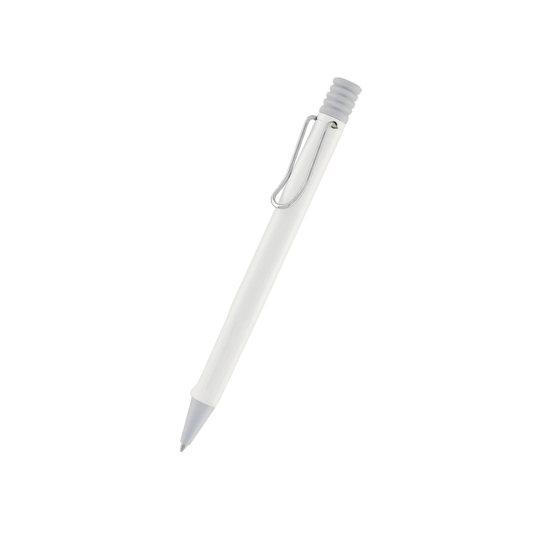 Lamy Safari Ballpoint Pen White — Lamy ballpoint pen — reliable smooth-writing everyday pen, at Cityluxe Singapore