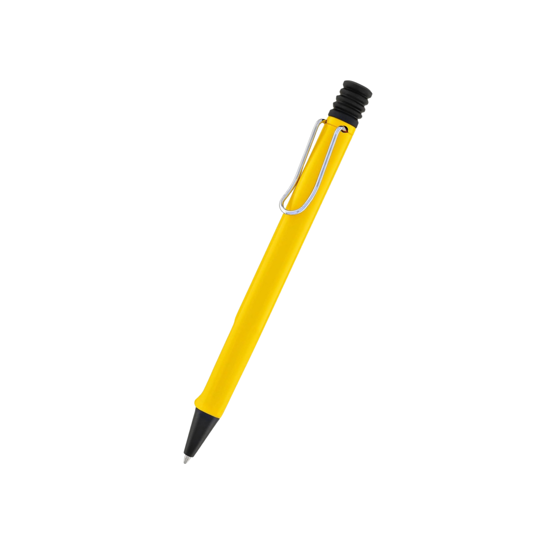 Lamy Safari Ballpoint Pen Yellow — Lamy ballpoint pen — reliable smooth-writing everyday pen, at Cityluxe Singapore