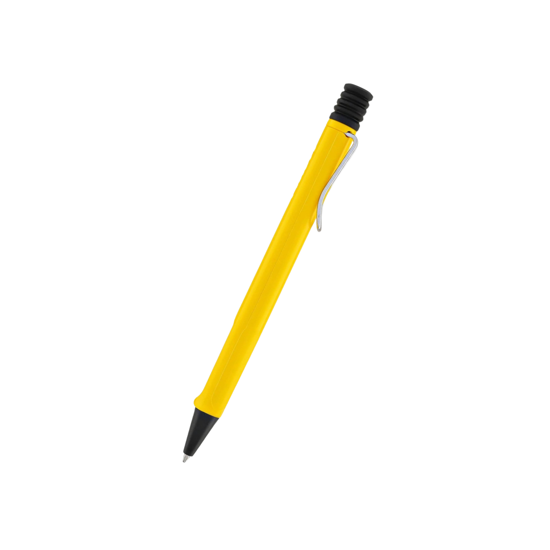 Lamy Safari Ballpoint Pen Yellow — writing at an angle