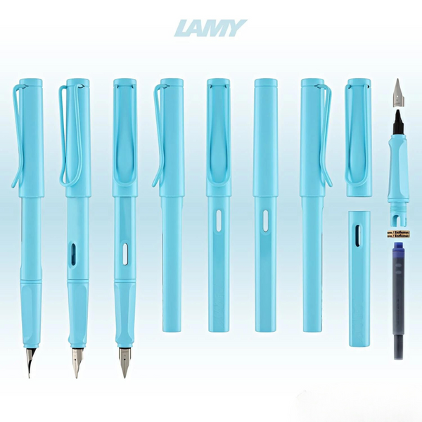 Load image into Gallery viewer, LAMY Safari Deelite Fountain Pen - Aqua Sky (Special Edition)
