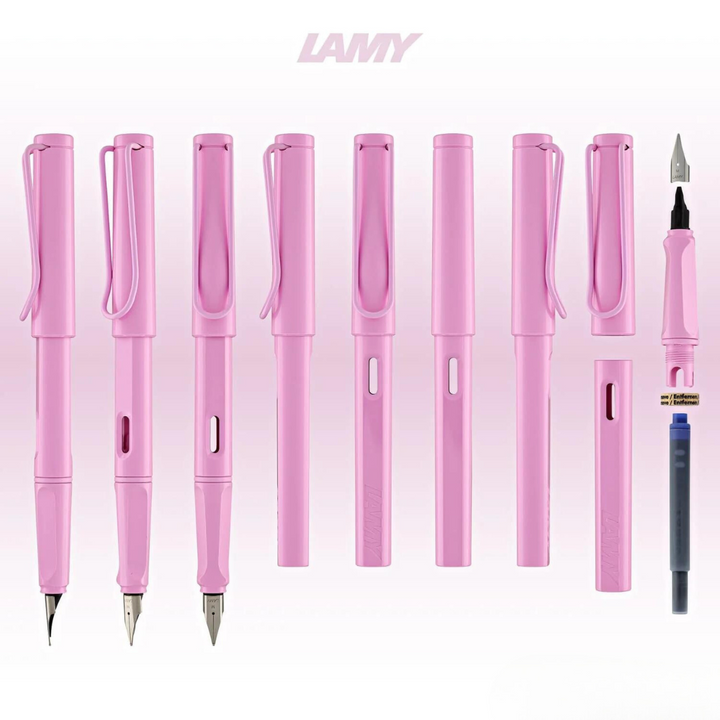 LAMY Safari Deelite Fountain Pen - Light Rose (Special Edition)
