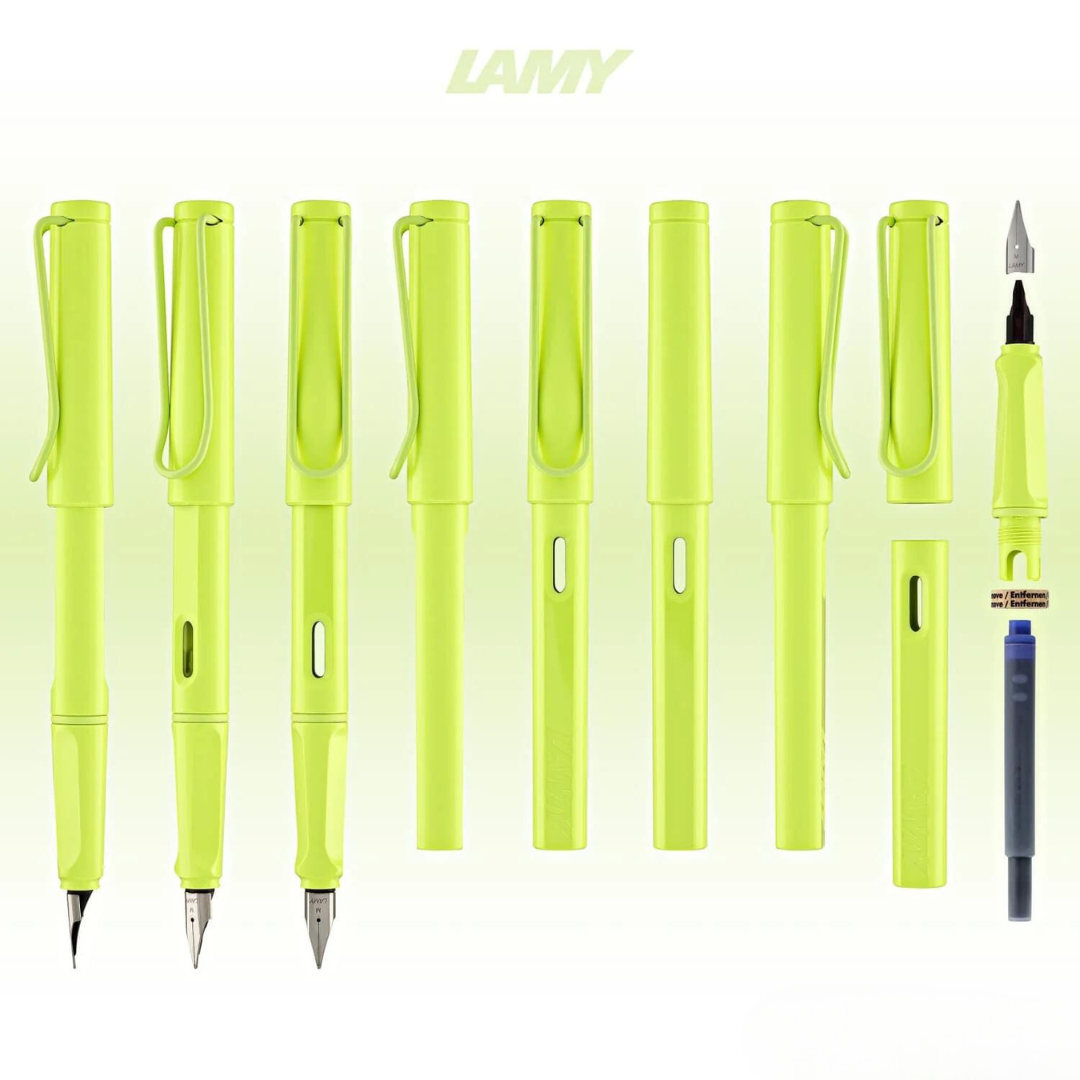 LAMY Safari Deelite Fountain Pen - Spring Green (Special Edition)