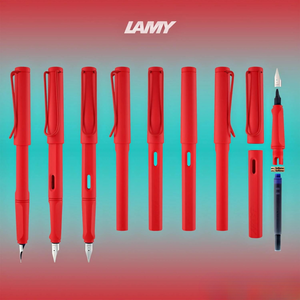 Lamy Safari Strawberry Fountain Pen (Special Edition 2022)