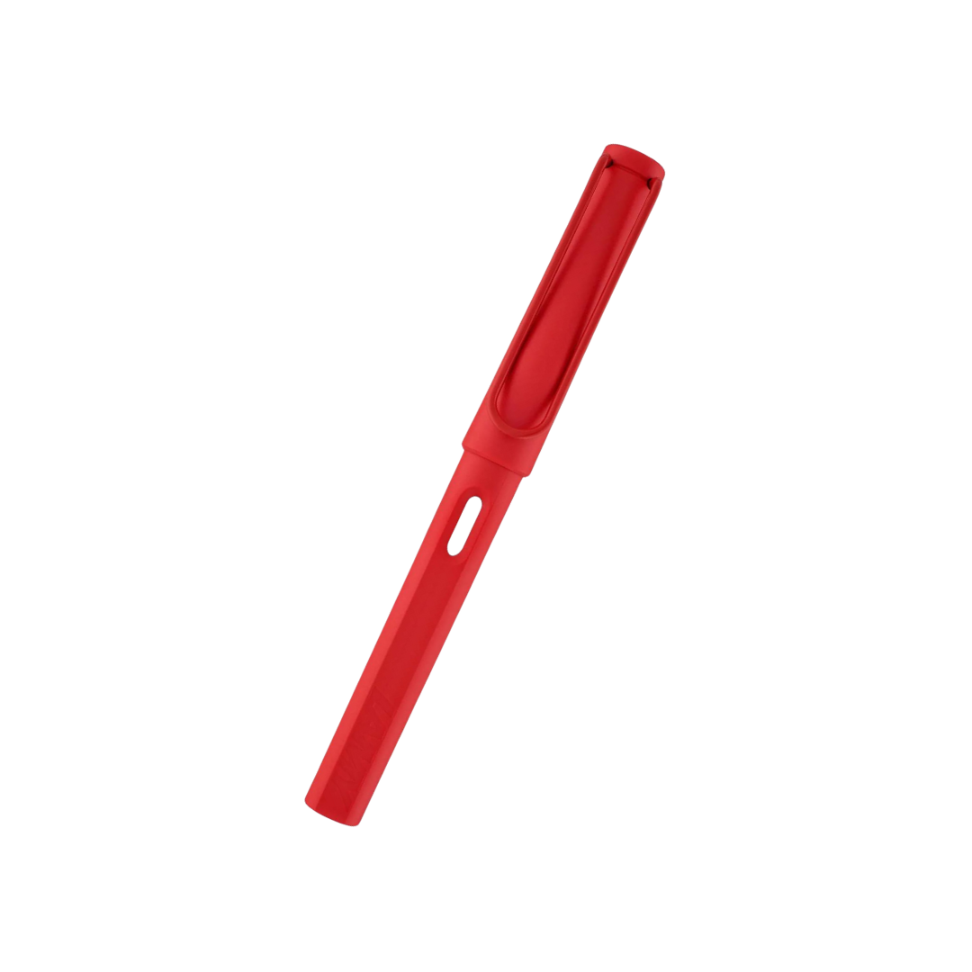 Lamy Safari Strawberry Fountain Pen (Special Edition 2022) — Lamy fountain pen — precision nib writing instrument, at Cityluxe Singapore stationery store