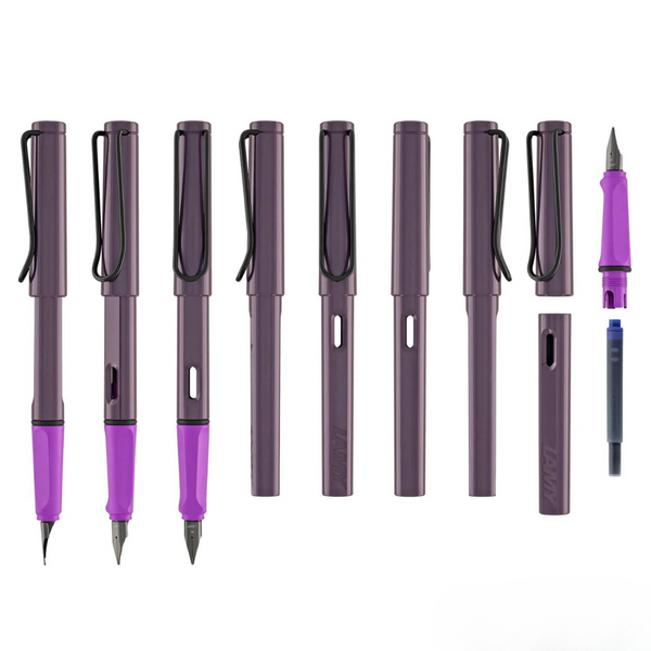 이미지를 갤러리 뷰어에 로드 , LAMY 0D8 Safari Fountain Pen - Violet Blackberry [Pre-Order]
