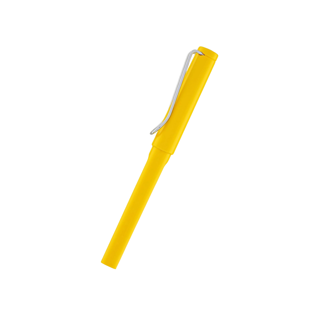 Lamy Safari Fountain Pen Yellow — barrel detail