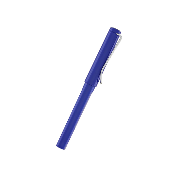 Lamy Safari Rollerball Pen Blue — barrel detail