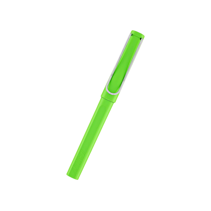 Lamy Safari Rollerball Pen Green — Lamy rollerball pen — fluid gel ink writing instrument, at Cityluxe Singapore