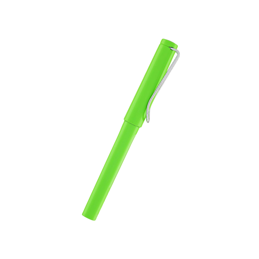 Lamy Safari Rollerball Pen Green — Lamy rollerball pen — fluid gel ink writing instrument, at Cityluxe Singapore
