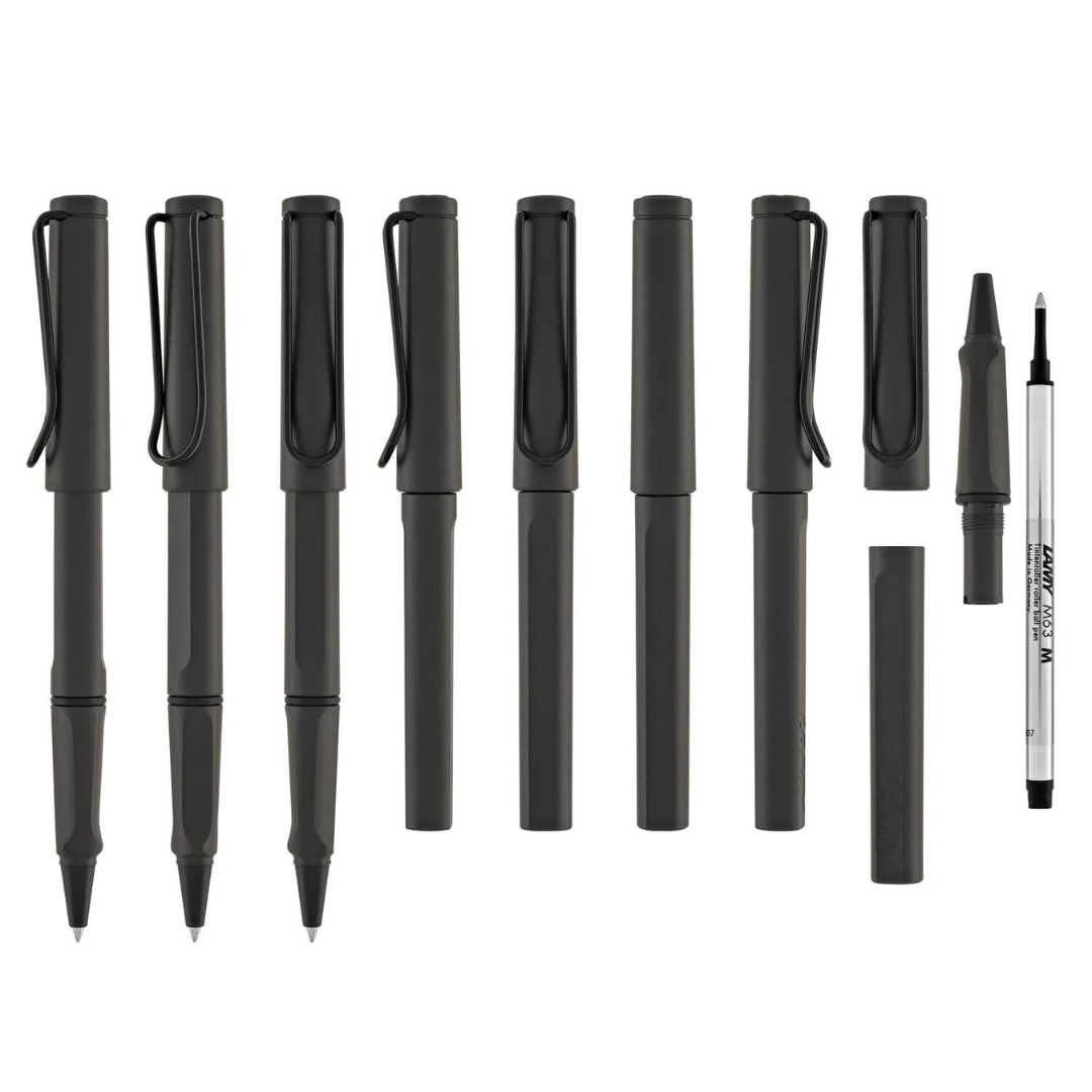 Lamy Safari Rollerball Pen Umbra — Lamy rollerball pen — fluid gel ink writing instrument, at Cityluxe Singapore
