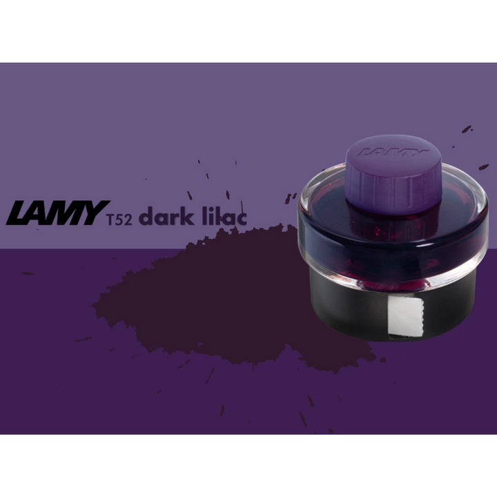Lamy T52 50ml Ink Bottle in Dark Lilac — Lamy fountain pen ink — premium bottled ink for writing, at Cityluxe Singapore