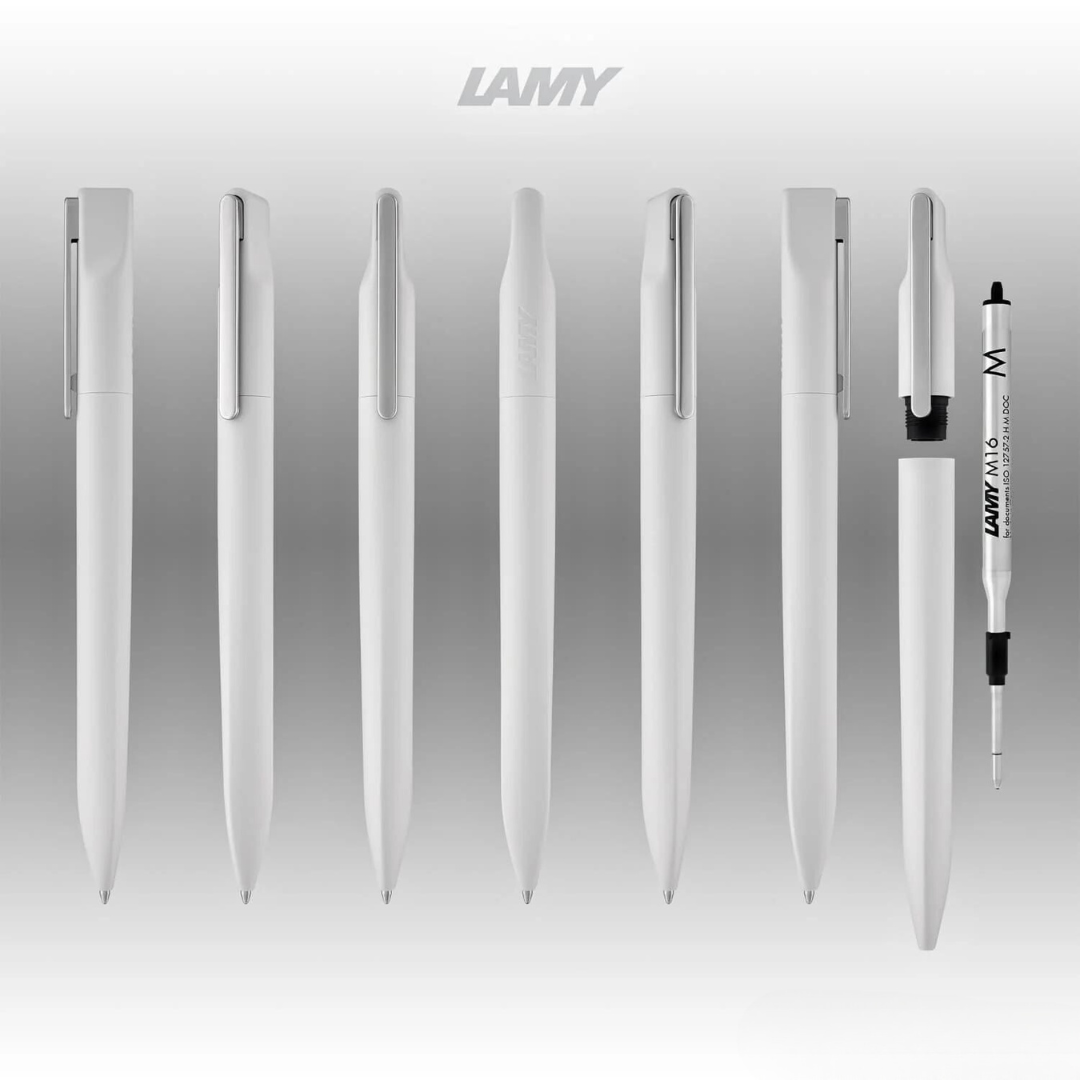 Lamy Xevo Ballpoint Pen Light Grey — Lamy ballpoint pen — reliable smooth-writing everyday pen, at Cityluxe Singapore
