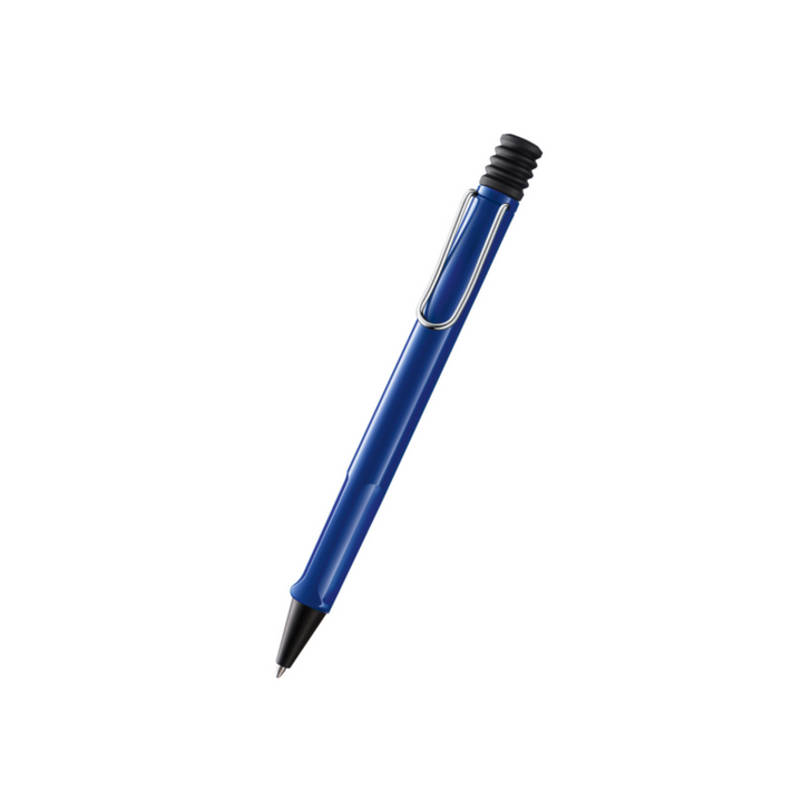 Lamy Safari Ballpoint Pen Blue — barrel detail