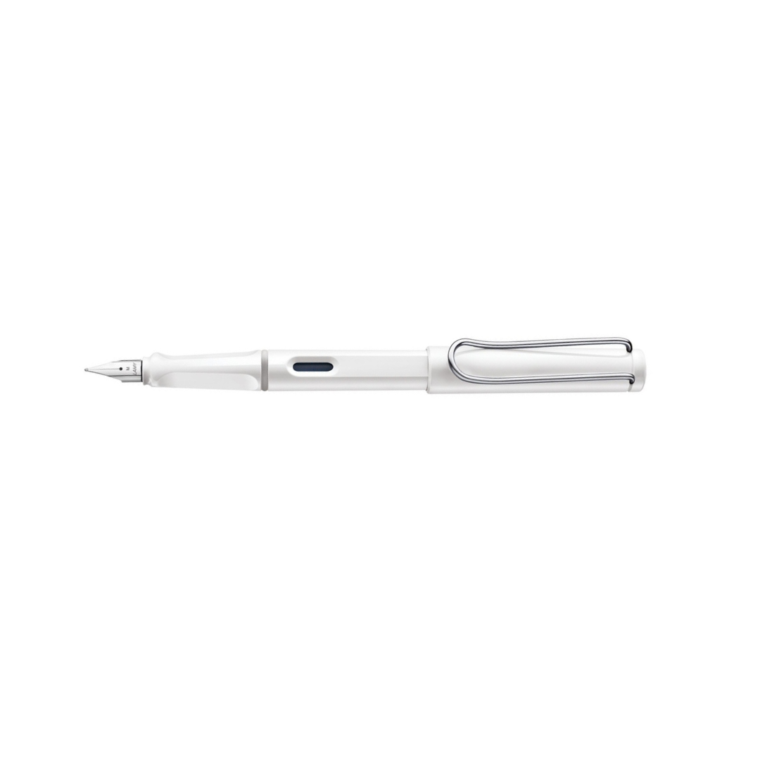 Lamy Safari Fountain Pen White — Lamy fountain pen — precision nib writing instrument, at Cityluxe Singapore stationery store
