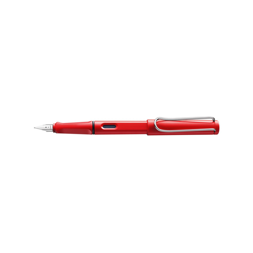 Lamy Safari Fountain Pen Red — Lamy fountain pen — precision nib writing instrument, at Cityluxe Singapore stationery store