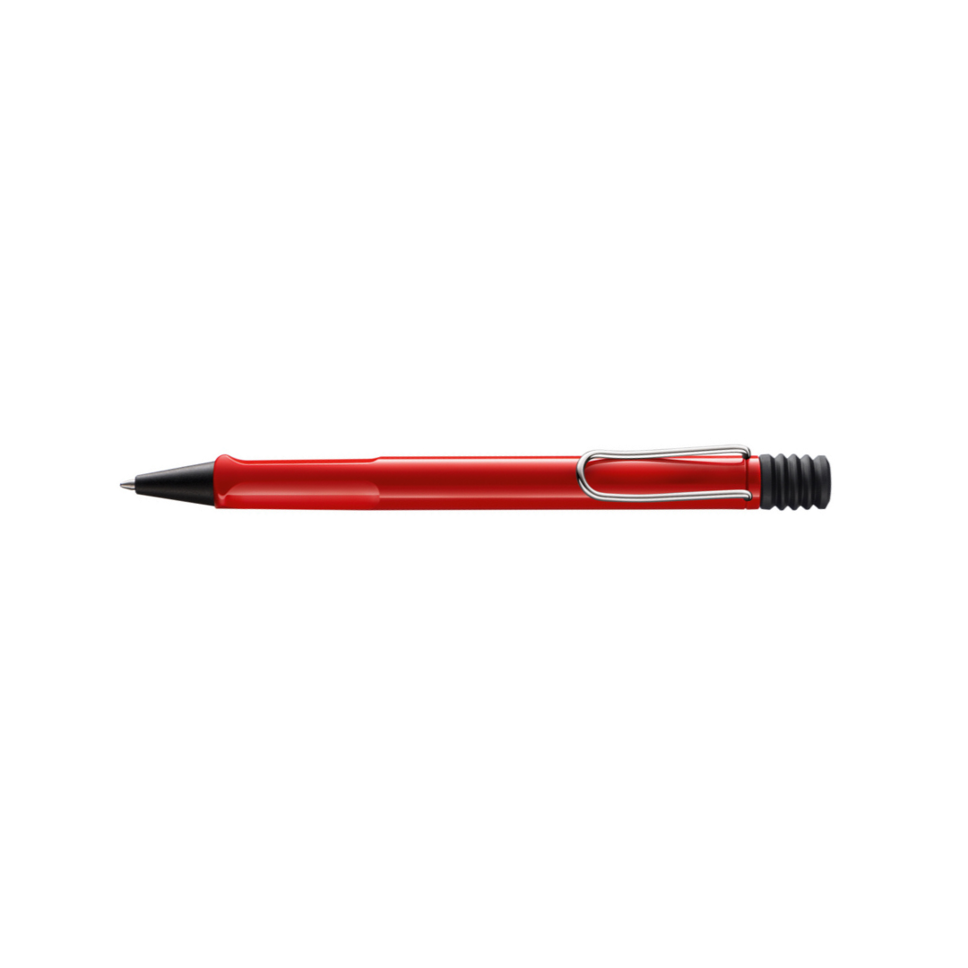 Lamy Safari Ballpoint Pen Red — Lamy ballpoint pen — reliable smooth-writing everyday pen, at Cityluxe Singapore