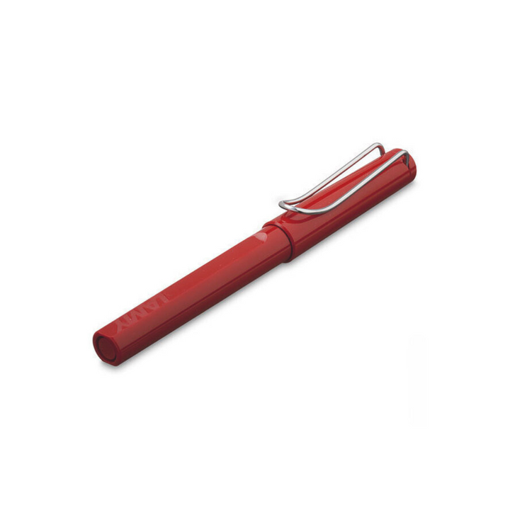 Lamy Safari Fountain Pen Red — Lamy fountain pen — precision nib writing instrument, at Cityluxe Singapore stationery store