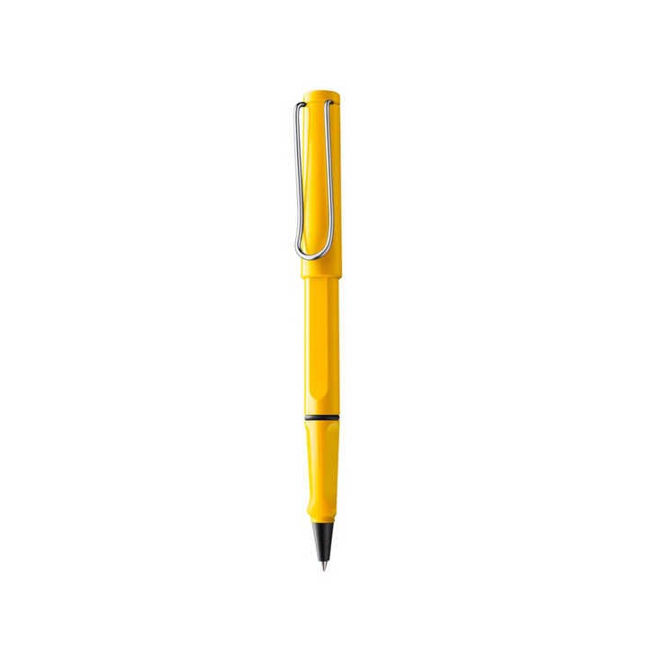 Lamy Safari Rollerball Pen Yellow — Lamy rollerball pen — fluid gel ink writing instrument, at Cityluxe Singapore