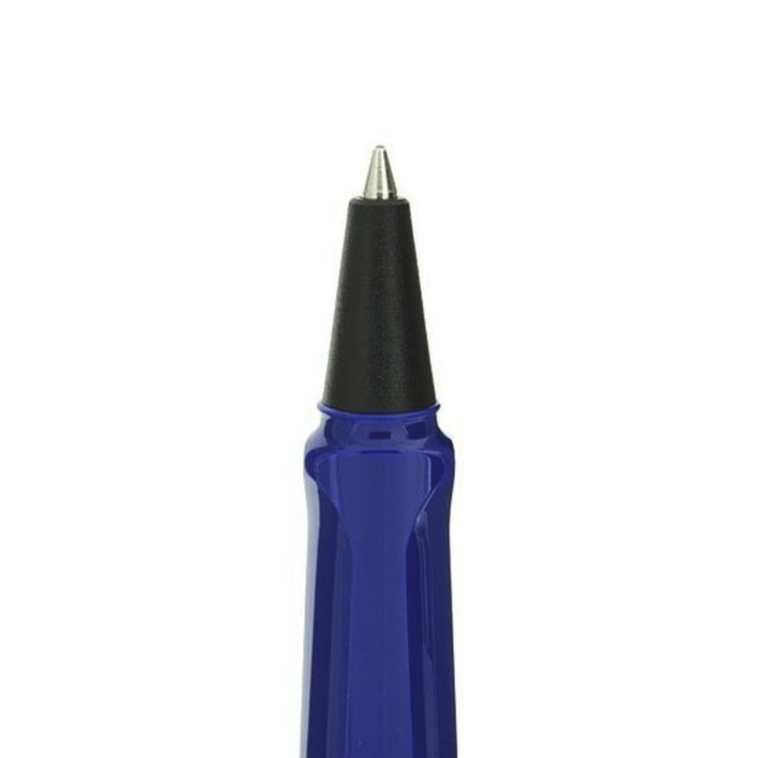 Lamy Safari Rollerball Pen Blue — Lamy rollerball pen — fluid gel ink writing instrument, at Cityluxe Singapore