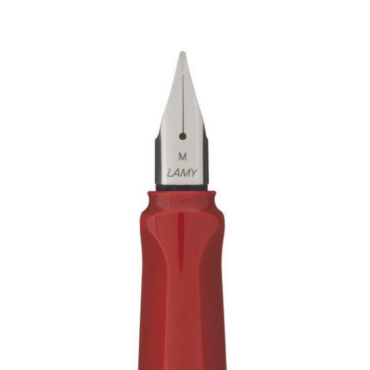 Lamy Safari Fountain Pen Red — Lamy fountain pen — precision nib writing instrument, at Cityluxe Singapore stationery store