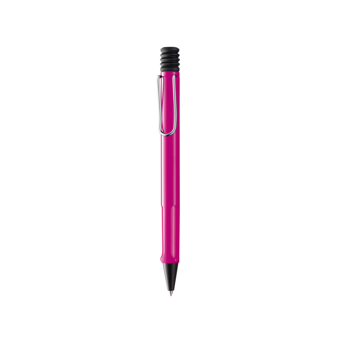 Lamy Safari Ballpoint Pen Pink — flat lay