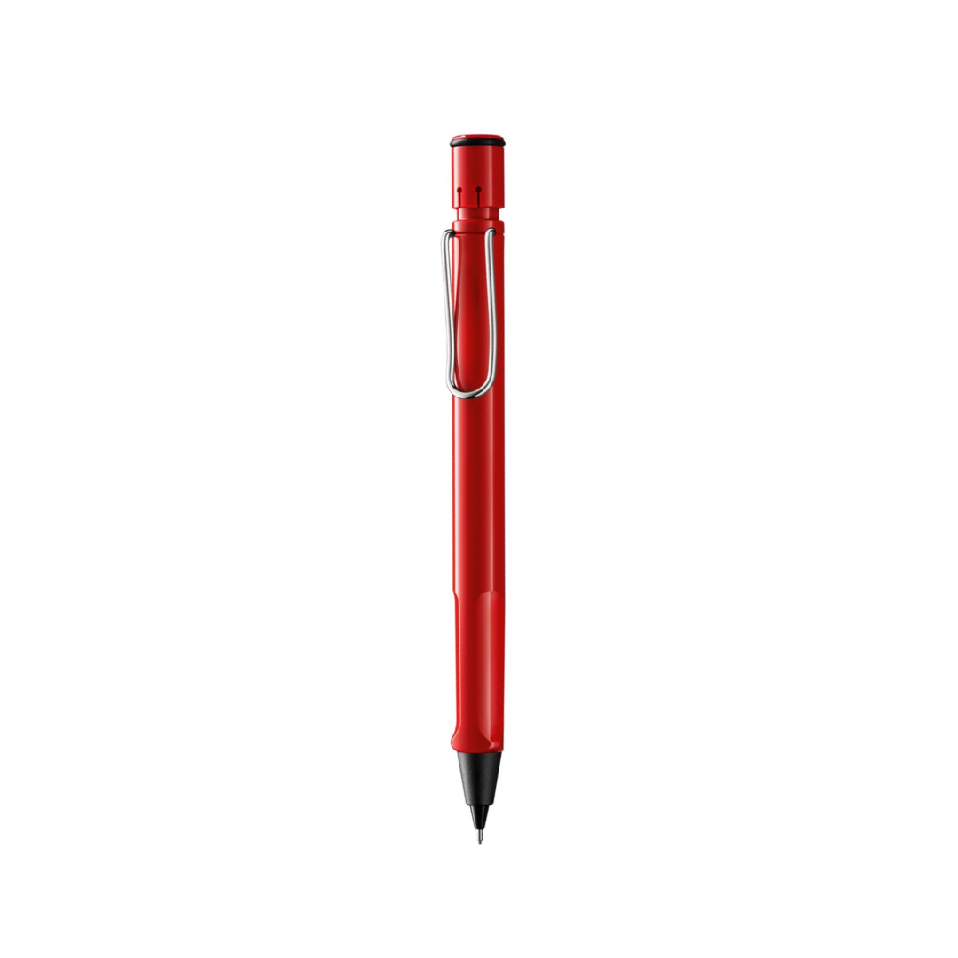 Lamy Safari Mechanical Pencil Red — Lamy mechanical pencil — precision drafting and writing pencil, at Cityluxe Singapore