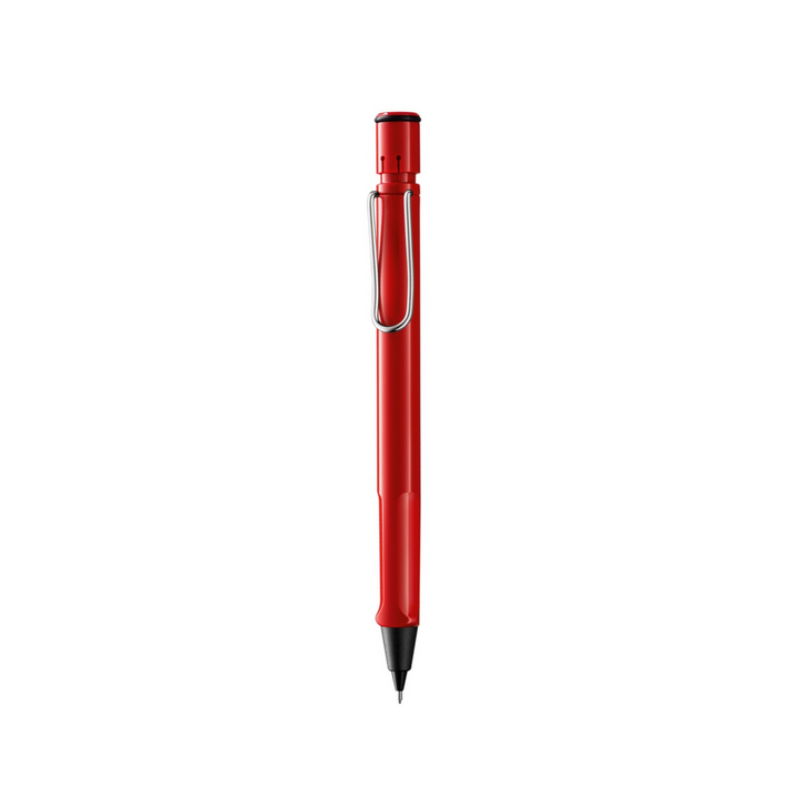 Lamy Safari Mechanical Pencil Red — Lamy mechanical pencil — precision drafting and writing pencil, at Cityluxe Singapore