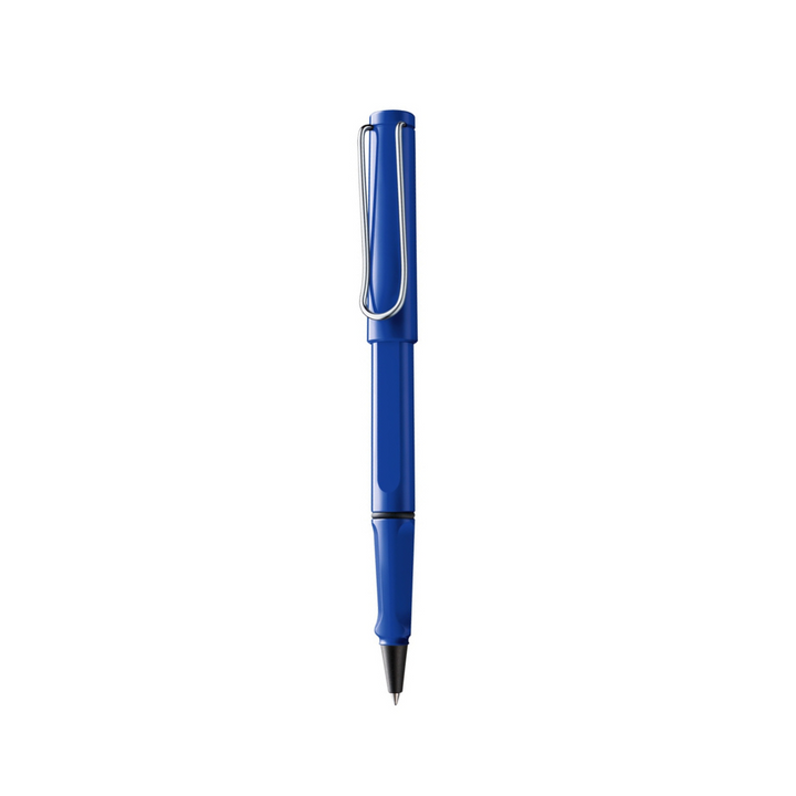 Lamy Safari Rollerball Pen Blue — flat lay