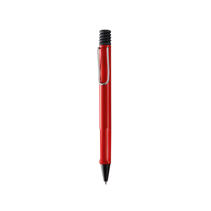 Lamy Safari Ballpoint Pen Red — flat lay