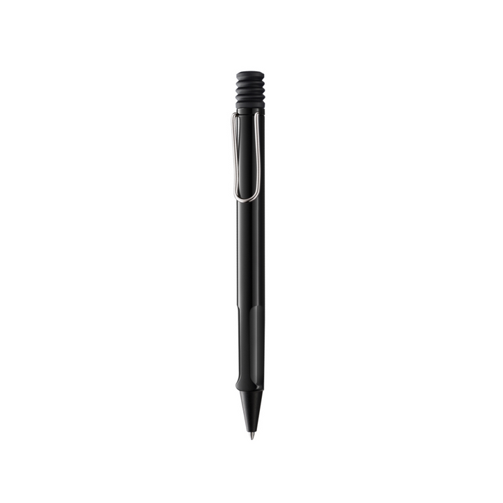 Lamy Safari Ballpoint Pen Black — flat lay