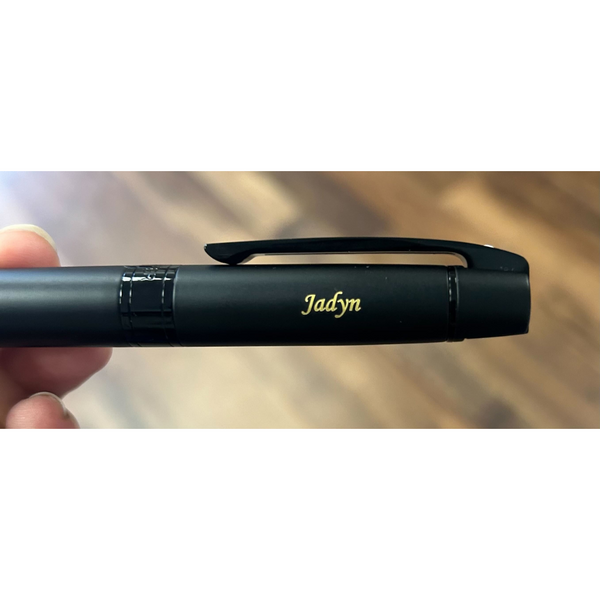 Load image into Gallery viewer, Sheaffer 300 E9343 Ballpoint Pen - Matte Black Lacquer with Polished Black Trims
